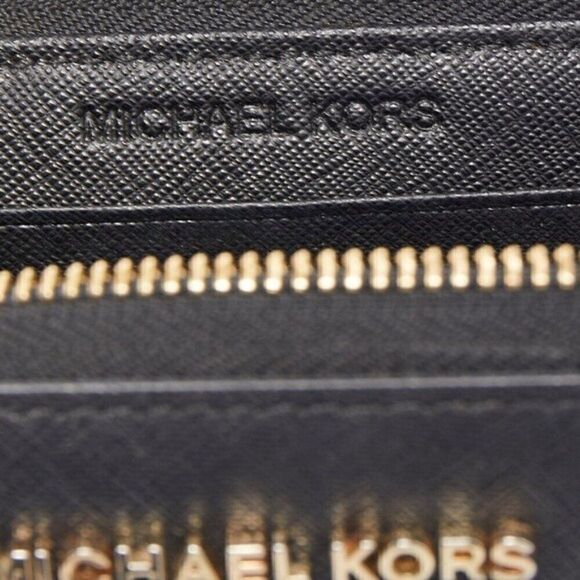 MICHAEL Kors Jet Set Travel Continental Wallet black bag New - Picture 3 of 14